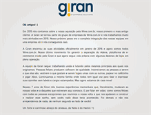 Tablet Screenshot of blog.giran.com.br